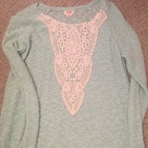 A light blue Sweater